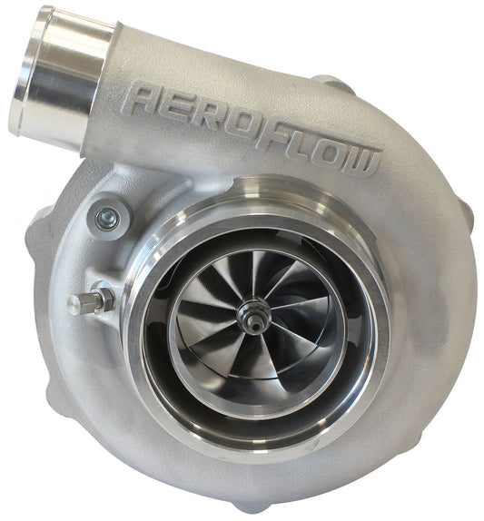 BOOSTED 6255 1.01 Reverse Rotation Turbocharger 900HP, Natural Cast Finish   External Wastegate, V-Band Inlet & Exhaust Flanges