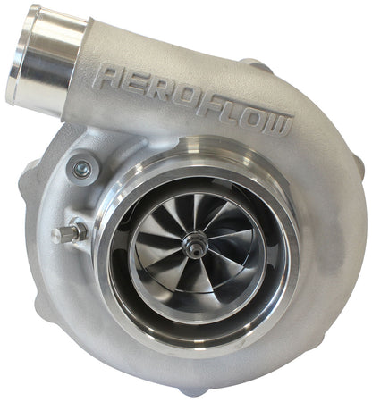 BOOSTED 6255 1.21 Reverse Rotation Turbocharger 900HP, Natural Cast Finish   External Wastegate, V-Band Inlet & Exhaust Flanges