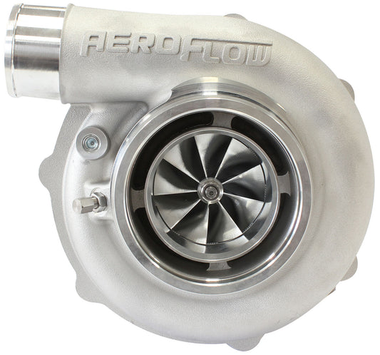 BOOSTED 6262 .83 Reverse Rotation Turbocharger 900HP, Natural Cast Finish   External Wastegate, V-Band Inlet & Exhaust Flanges.