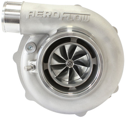 BOOSTED 6262 1.01 Reverse Rotation Turbocharger 900HP, Natural Cast Finish   External Wastegate, V-Band Inlet & Exhaust Flanges