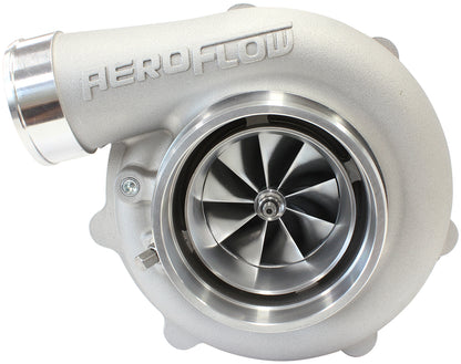 BOOSTED 6862 .83 Reverse Rotation Turbocharger 1050HP, Natural Cast Finish   External Wastegate, V-Band Inlet & Exhaust Flanges