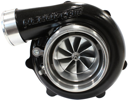 BOOSTED 6862 .83 Reverse Rotation Turbocharger 1050HP, Hi Temp Black Finish   External Wastegate, V-Band Inlet & Exhaust Flanges