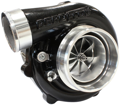 BOOSTED 6862 .83 Reverse Rotation Turbocharger 1050HP, Hi Temp Black Finish   External Wastegate, V-Band Inlet & Exhaust Flanges