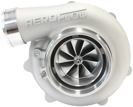 BOOSTED 6862 1.01 Reverse Rotation Turbocharger 1050HP, Natural Cast Finish   External Wastegate, V-Band Inlet & Exhaust Flanges