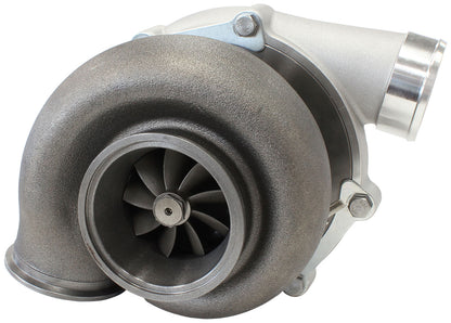 BOOSTED 6862 1.21 Reverse Rotation Turbocharger 1050HP, Natural Cast Finish   External Wastegate, V-Band Inlet & Exhaust Flanges