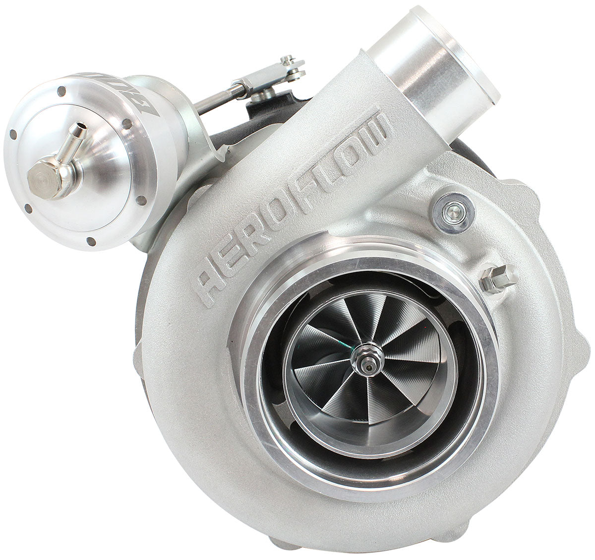 BOOSTED 6262 XR6 1.06 Turbocharger 900HP, Natural Cast Finish   Internal Wastegate, T3 Inlet Flange, BA-BF XR6 5-Bolt Exhaust Flange