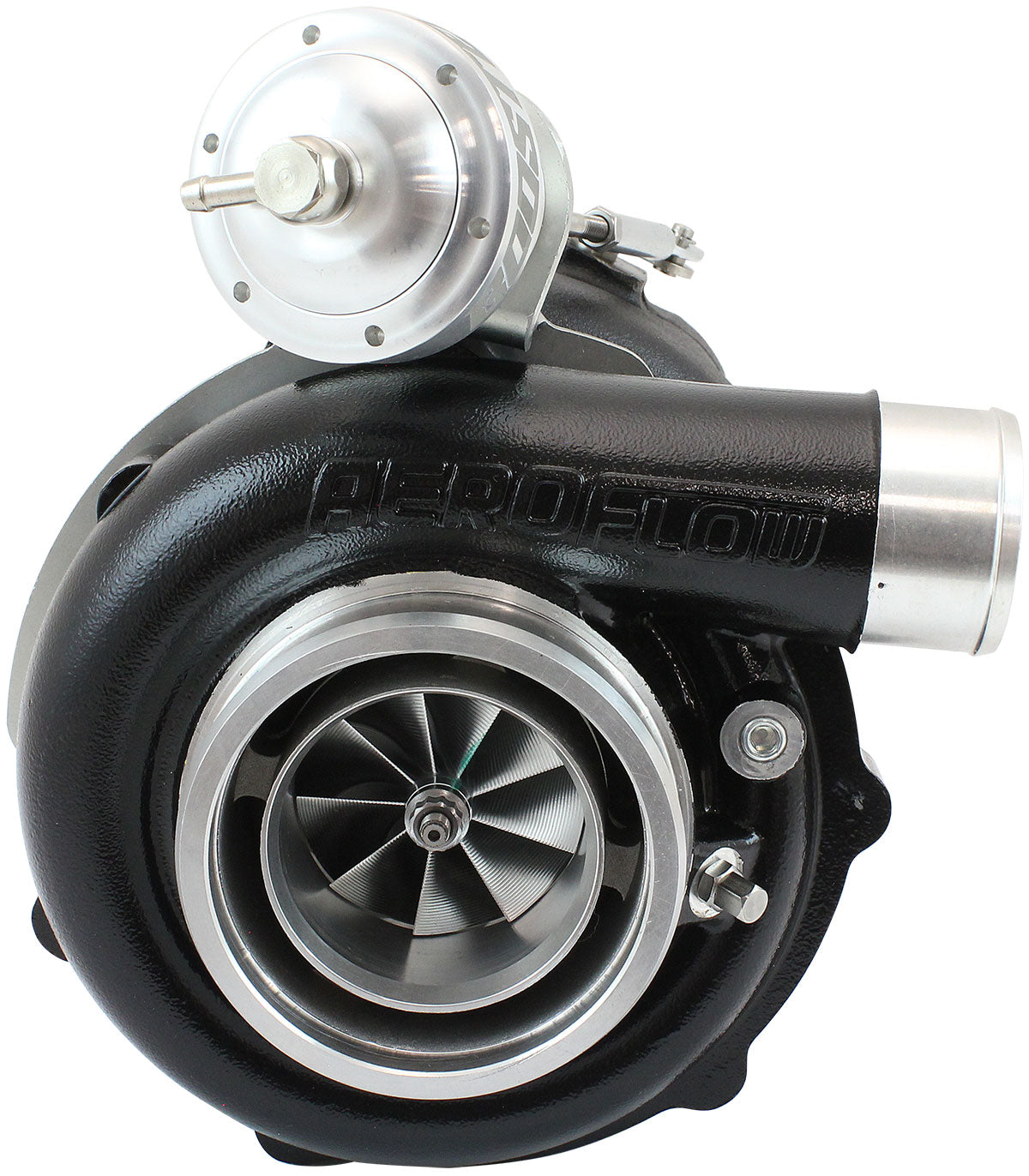 BOOSTED 6262 XR6 1.06 Turbocharger 900HP, Hi Temp Black Finish   Internal Wastegate, T3 Inlet Flange, BA-BF XR6 5-Bolt Exhaust Flange