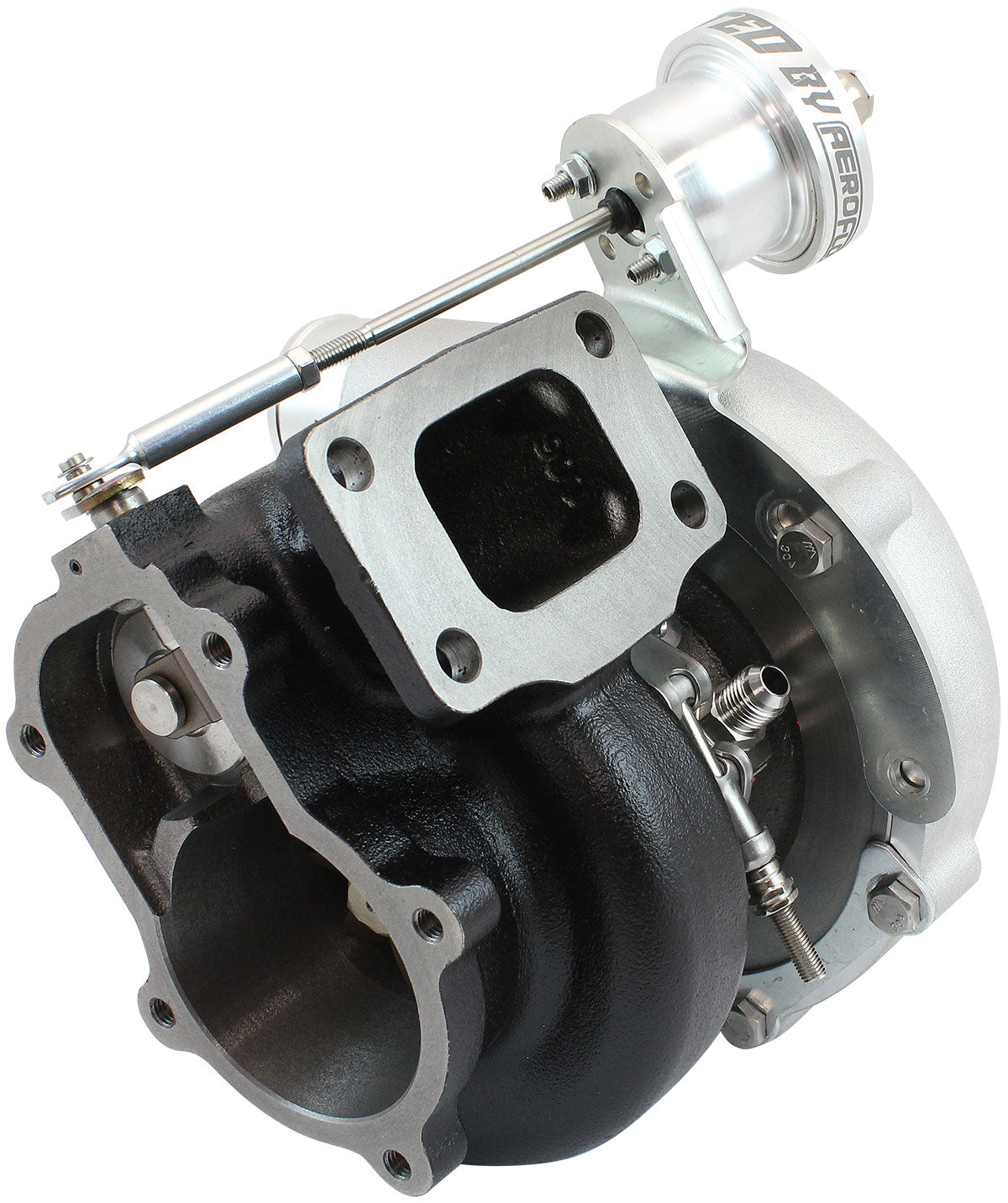 BOOSTED 6262 XR6 1.06 Turbocharger 900HP, Natural Cast Finish   Internal Wastegate, T3 Inlet Flange, BA-BF XR6 5-Bolt Exhaust Flange