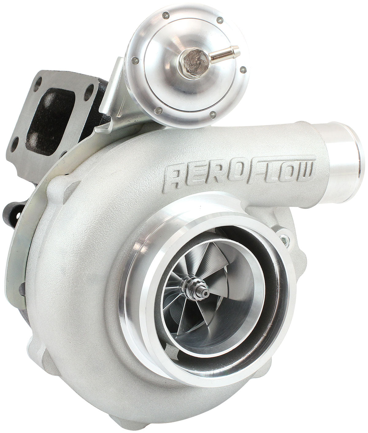 BOOSTED 6262 XR6 1.15 Turbocharger 900HP, Natural Cast Finish   Internal Wastegate, T3 Inlet Flange, BA-BF XR6 5-Bolt Exhaust Flange