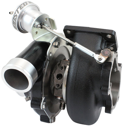 BOOSTED 6862 XR6 1.15 Turbocharger 1050HP, Hi Temp Black Finish   Internal Wastegate, T3 Inlet Flange, BA-BF XR6 5-Bolt Exhaust Flange
