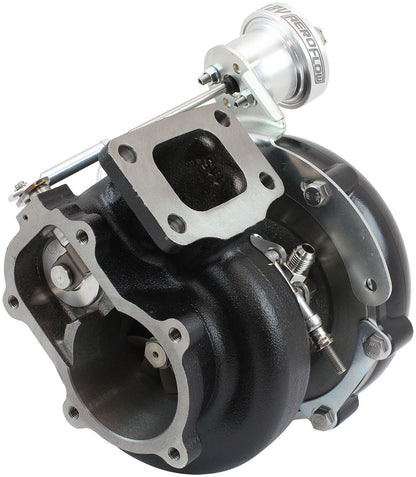 BOOSTED 6862 XR6 1.15 Turbocharger 1050HP, Hi Temp Black Finish   Internal Wastegate, T3 Inlet Flange, BA-BF XR6 5-Bolt Exhaust Flange