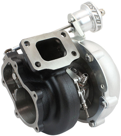 BOOSTED 6862 XR6 1.15 Turbocharger 1050HP, Natural Cast Finish   Internal Wastegate, T3 Inlet Flange, BA-BF XR6 5-Bolt Exhaust Flange
