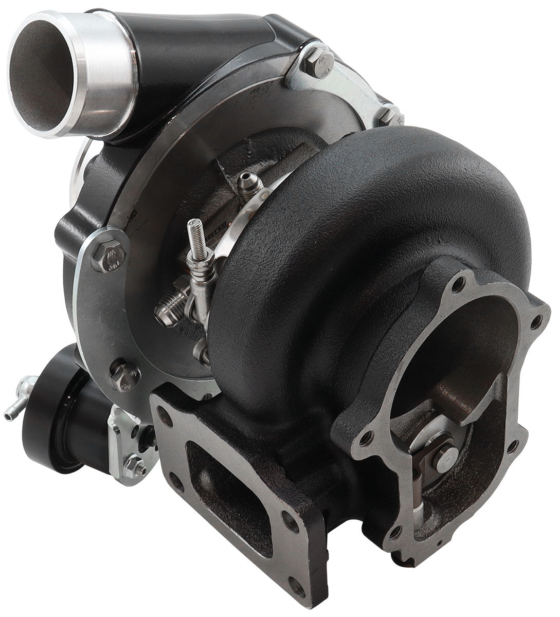 BOOSTED 6262 XR6 1.06 Turbocharger 900HP, Hi Temp Black Finish   Internal Wastegate, T3 Inlet Flange, FG XR6 5-Bolt Exhaust Flange