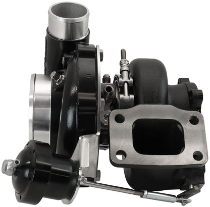 BOOSTED 6262 XR6 1.15 Turbocharger 900HP, Hi Temp Black Finish   Internal Wastegate, T3 Inlet Flange, FG XR6 5-Bolt Exhaust Flange