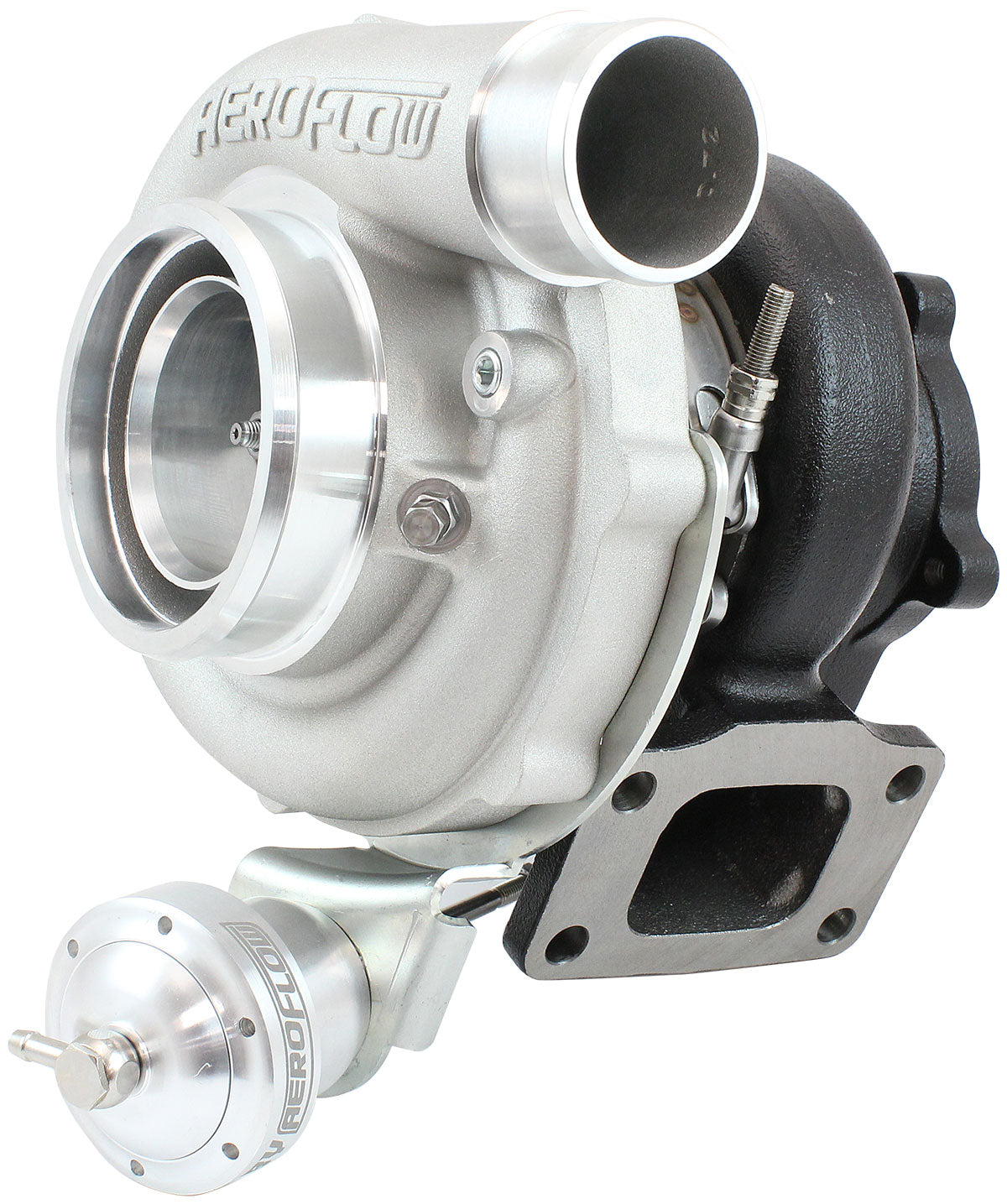 BOOSTED 6262 XR6 1.15 Turbocharger 900HP, Natural Cast Finish   Internal Wastegate, T3 Inlet Flange, FG XR6 5-Bolt Exhaust Flange