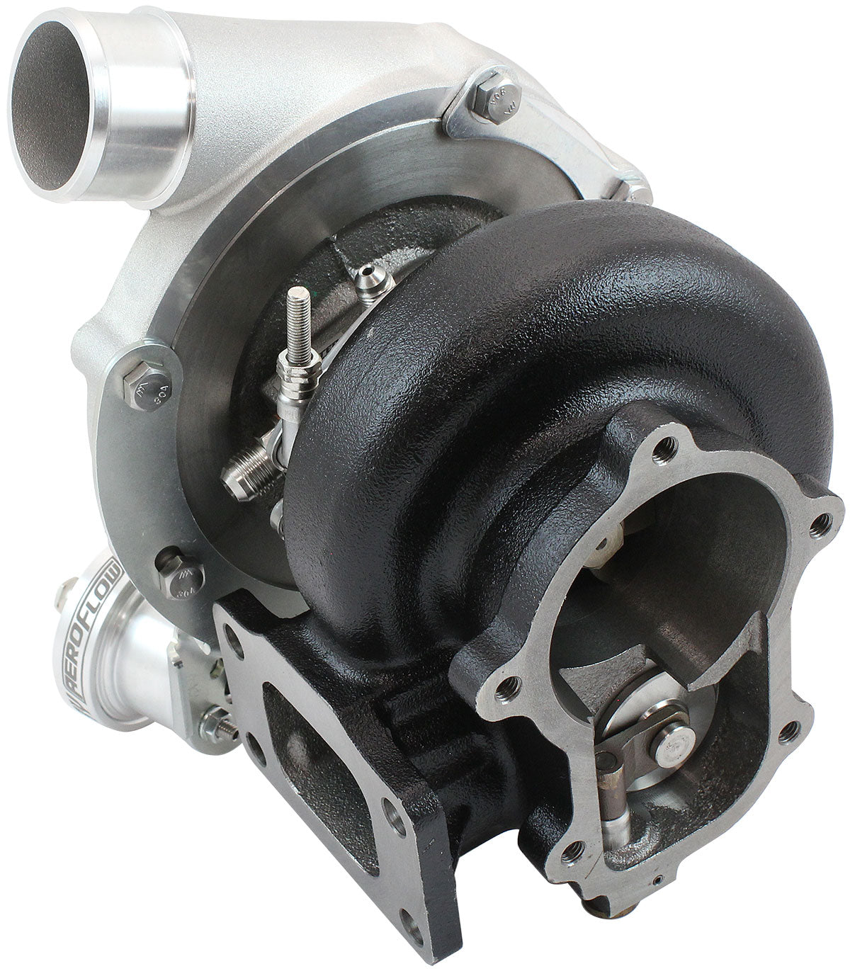BOOSTED 6262 XR6 1.15 Turbocharger 900HP, Natural Cast Finish   Internal Wastegate, T3 Inlet Flange, FG XR6 5-Bolt Exhaust Flange