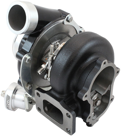 BOOSTED 6862 XR6 1.15 Turbocharger 1050HP, Hi Temp Black Finish   Internal Wastegate, T3 Inlet Flange, FG XR6 5-Bolt Exhaust Flange