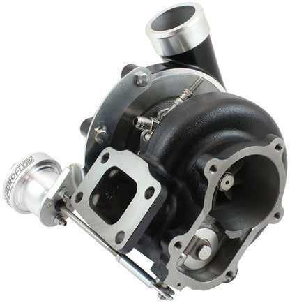 BOOSTED 6862 XR6 1.15 Turbocharger 1050HP, Hi Temp Black Finish   Internal Wastegate, T3 Inlet Flange, FG XR6 5-Bolt Exhaust Flange