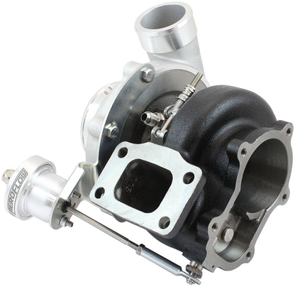BOOSTED 6862 XR6 1.15 Turbocharger 1050HP, Natural Cast Finish   Internal Wastegate, T3 Inlet Flange, FG XR6 5-Bolt Exhaust Flange