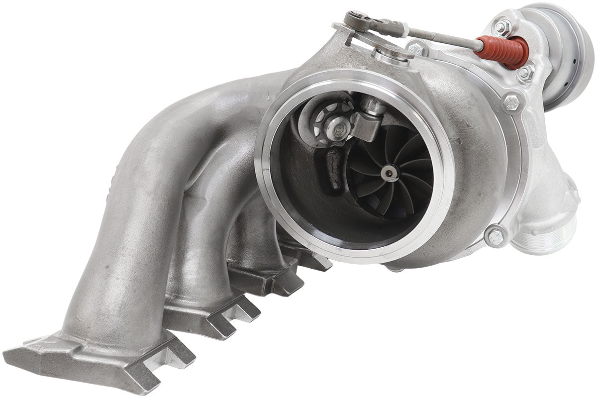 BOOSTED 6558 Audi RS3 & TT RS Bolt On Internal Wastegate Turbocharger 650HP, Natural Cast Finish   Suit DAZA R5 Engine