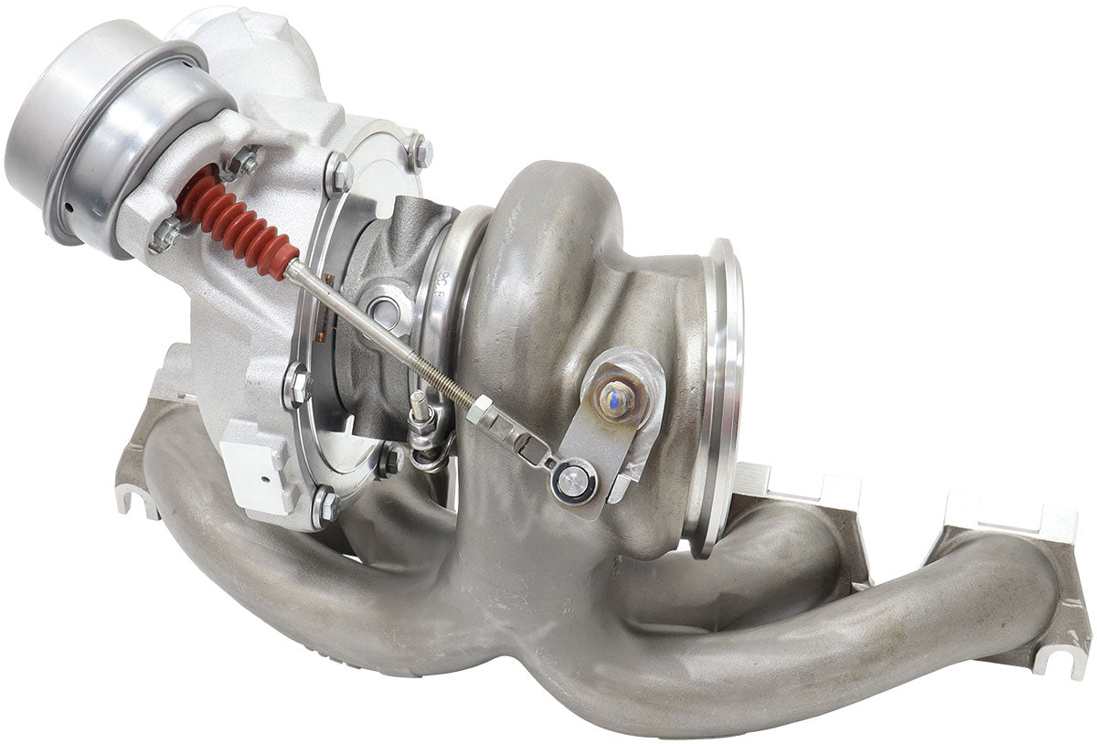 BOOSTED 6558 Audi RS3 & TT RS Bolt On Internal Wastegate Turbocharger 650HP, Natural Cast Finish   Suit DAZA R5 Engine