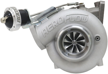BOOSTED 5858 Mitsubishi Evo 4-9 4G63 Bolt On Internal Wastegate Turbocharger 550HP, Natural Cast Finish   Mitsubishi 4 Bolt Inlet Flange, Mitsubishi 5-Bolt Exhaust Flange