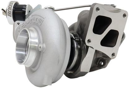 BOOSTED 5858 Mitsubishi Evo 4-9 4G63 Bolt On Internal Wastegate Turbocharger 550HP, Natural Cast Finish   Mitsubishi 4 Bolt Inlet Flange, Mitsubishi 5-Bolt Exhaust Flange