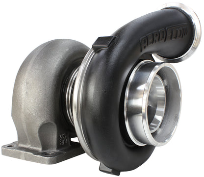 BOOSTED 7675 T4 1.15 Turbocharger 1120HP, Hi Temp Black Finish   External Wastegate, T4 Twin Entry Inlet Flange, V-Band Exhaust Flange