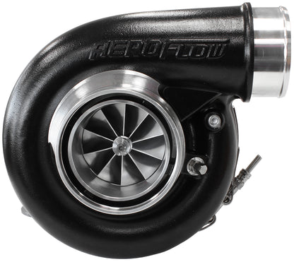 BOOSTED 7375 V-Band 1.01 Turbocharger 1200HP, Hi Temp Black Finish   External Wastegate, V-Band Inlet & Exhaust Flanges