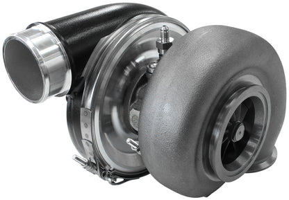 BOOSTED 7375 V-Band 1.01 Turbocharger 1200HP, Hi Temp Black Finish   External Wastegate, V-Band Inlet & Exhaust Flanges