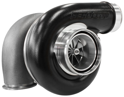 BOOSTED 7375 V-Band 1.15 Turbocharger 1200HP, Hi Temp Black Finish   External Wastegate, V-Band Inlet & Exhaust Flanges