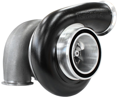 BOOSTED 7975 V-Band 1.28 Turbocharger 1450HP, Hi Temp Black Finish   External Wastegate, V-Band Inlet & Exhaust Flanges