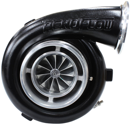 BOOSTED 7675 V-Band 1.16 Turbocharger 1120HP, Hi Temp Black Finish   External Wastegate, V-Band Inlet & Exhaust Flanges