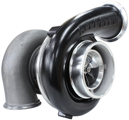 BOOSTED 7675 V-Band 1.16 Turbocharger 1120HP, Hi Temp Black Finish   External Wastegate, V-Band Inlet & Exhaust Flanges