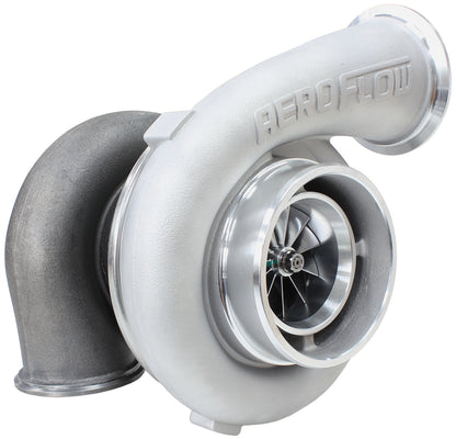 BOOSTED 7675 V-Band 1.16 Turbocharger 1120HP, Natural Cast Finish   External Wastegate, V-Band Inlet & Exhaust Flanges