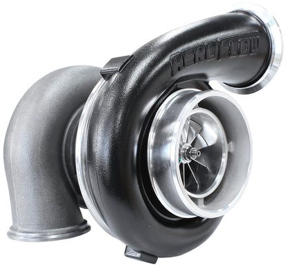 BOOSTED 8077 V-Band 1.16 Turbocharger 1250HP, Hi Temp Black Finish   External Wastegate, V-Band Inlet & Exhaust Flanges