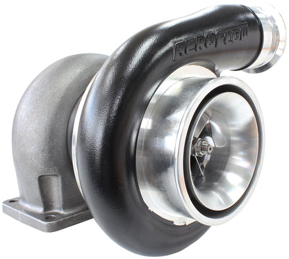 BOOSTED 8075 T4 1.10 Turbocharger 1250HP, Hi Temp Black Finish   External Wastegate, T4 Twin Entry Inlet Flange, V-Band Exhaust Flange