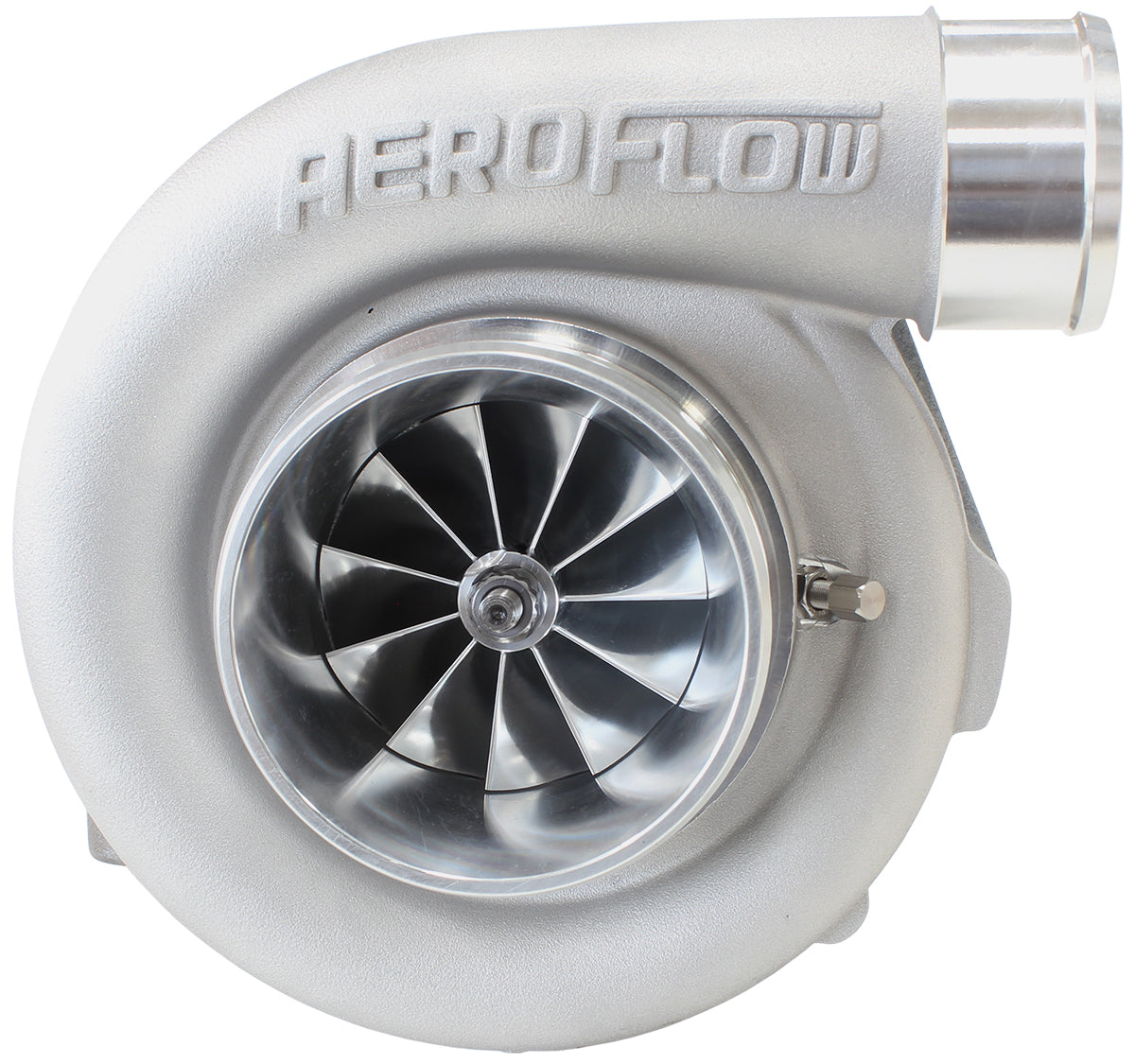 BOOSTED 7875 GEN 1 T4 .96 Turbocharger 1050HP, Natural Cast Finish   ExternalWastegate, T4 Inlet Flange, V-Band Exhaust Flange