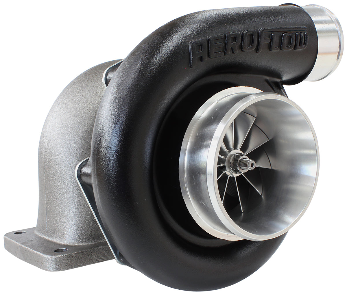 BOOSTED 7875 GEN 1 T4 .96 Turbocharger 1050HP, Hi Temp Black Finish    External Wastegate, T4 Inlet Flange, V-Band Exhaust Flange