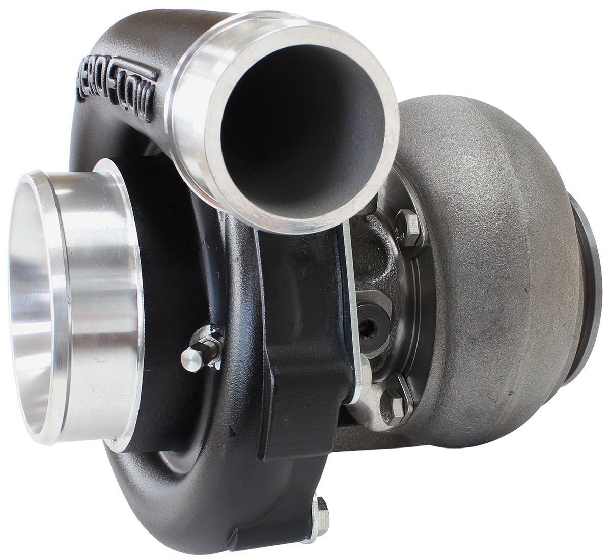 BOOSTED 7875 GEN 1 T4 .96 Turbocharger 1050HP, Hi Temp Black Finish    External Wastegate, T4 Inlet Flange, V-Band Exhaust Flange
