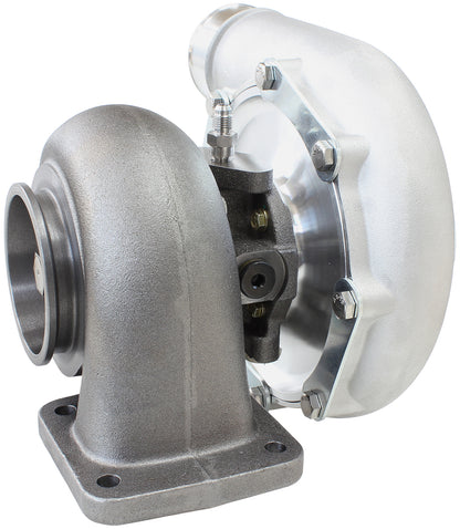 BOOSTED 7875 GEN 1 T4 .96 Turbocharger 1050HP, Natural Cast Finish   ExternalWastegate, T4 Inlet Flange, V-Band Exhaust Flange