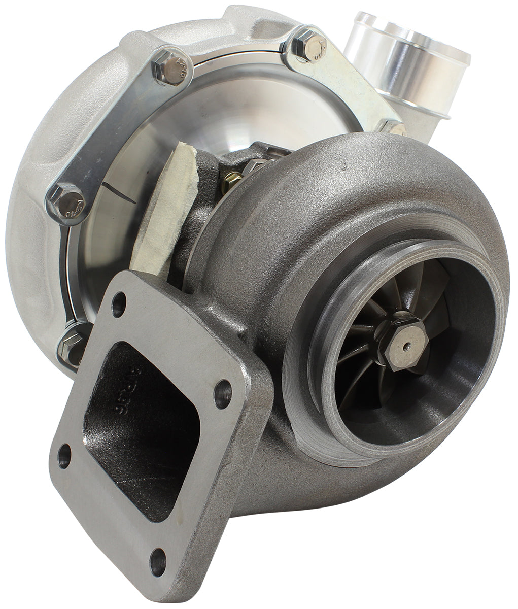 BOOSTED 7875 GEN 1 T4 .96 Turbocharger 1050HP, Natural Cast Finish   ExternalWastegate, T4 Inlet Flange, V-Band Exhaust Flange