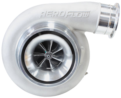 BOOSTED 7588 T4 1.25 Turbocharger 1500HP, Natural Cast Finish   External Wastegate, T4 Twin Entry Inlet Flange, V-Band Exhaust Flange