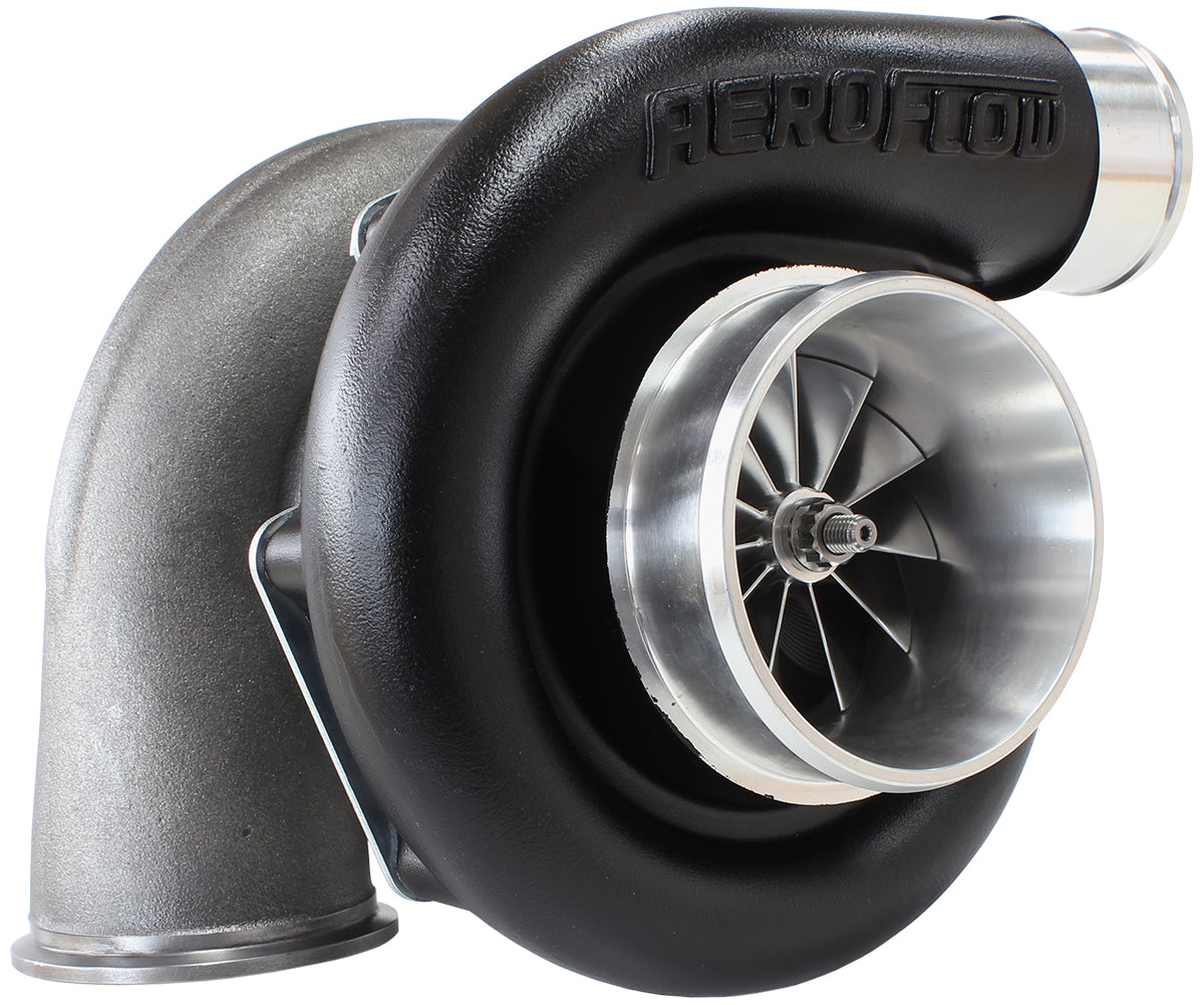 BOOSTED 7875 V-Band .96 Turbocharger 1050HP, Hi Temp Black Finish   External Wastegate, V-Band Inlet & Exhaust Flanges