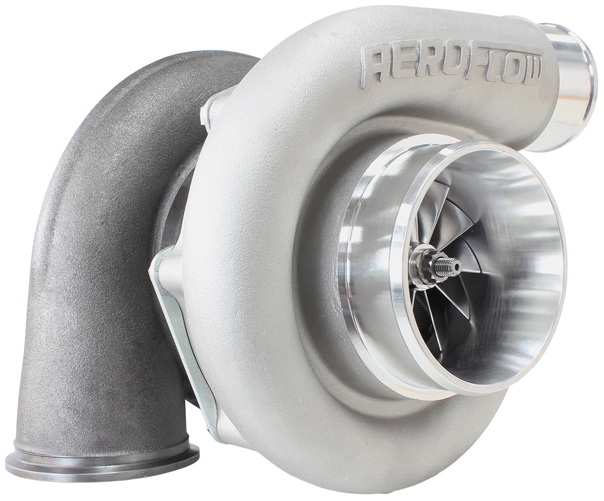 BOOSTED 7875 V-Band .96 Turbocharger 1050HP, Natural Cast Finish   External Wastegate, V-Band Inlet & Exhaust Flanges