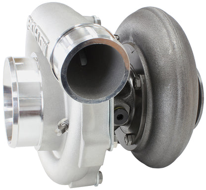 BOOSTED 7875 V-Band .96 Turbocharger 1050HP, Natural Cast Finish   External Wastegate, V-Band Inlet & Exhaust Flanges