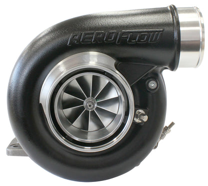 BOOSTED 7375 T4 1.15 Turbocharger 1200HP, Hi Temp Black Finish   External Wastegate, T4 Inlet Flange, V-Band Exhaust Flange