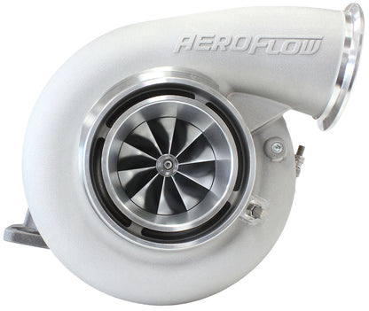 BOOSTED 7975 T4 1.15 Turbocharger 1450HP, Natural Cast Finish   External Wastegate, T4 Inlet Flange, V-Band Exhaust Flange