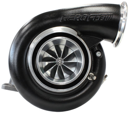 BOOSTED 7975 T4 1.15 Turbocharger 1450HP, Hi Temp Black Finish   External Wastegate, T4 Inlet Flange, V-Band Exhaust Flange