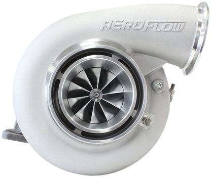 BOOSTED 7975 T4 1.25 Turbocharger 1450HP, Natural Cast Finish   External Wastegate, T4 Inlet Flange, V-Band Exhaust Flange